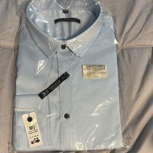 Elegant Sky Blue Dress Shirt